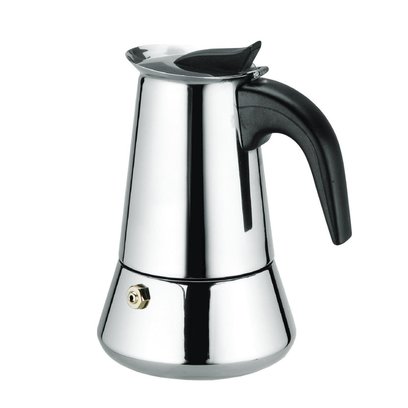 Cafeteira italiana de aço inoxidável