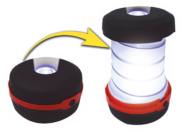 Lanterna LED Dobrável Ultrapotente com Base Magnética