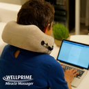 Wellprime Massajeador elétrico de pescoço e ombros para relaxar e aliviar dores