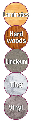 Mopa Tripla de Microfibra com Cabeçais Rotativos Pulverizadores e Braço Extensível